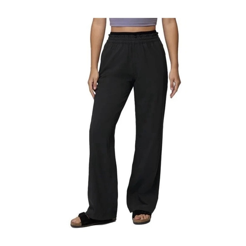 prAna Wonderland Rocks E-Waist Pants Womens S Black Jogger Hiking 2065521